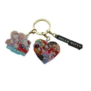 Sanrio hello kitty set of three acrylic charms
